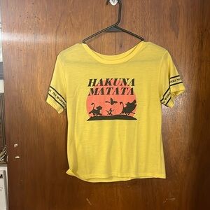 Lion king crop top